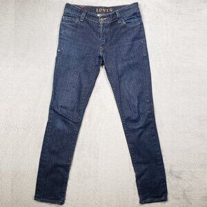 Levis 510 Jeans Mens 29x30 Super Skinny 29" Inseam Blue Denim Distressed READ